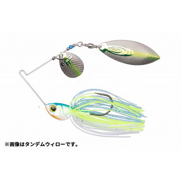 OSP スピナーベイト バズベイト ハイピッチャー 3/8oz ダブルウィロー S61 ゴーストチャートブルーバック