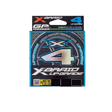 Xブレイドジャパン PEライン Xブレイド アップグレードX4 3カラー120m 0.8号 14lb