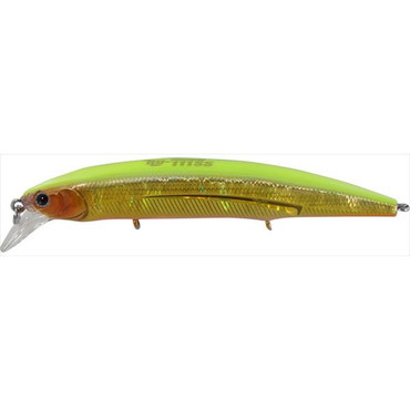 【特価】ハイドアップ シーバスルアー HUミノー111SS 33g シンキング #S-32 チャートゴールド