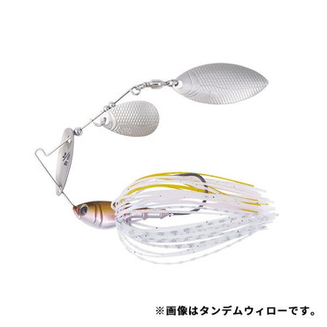 ボトムアップ スピナーベイト バズベイト ChiBeeble チビーブル 3/8oz. ダブルウィロー ワカサギ