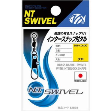 エヌティスイベル ダブルスナップ付タル(クロ) Eー30 1/0