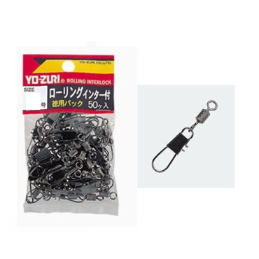 ＤＵＥＬ デュエル サルカン ローリングインター徳用 黒 2/0