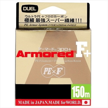 デュエル ARMORED F+ 150M 0.8号 GY