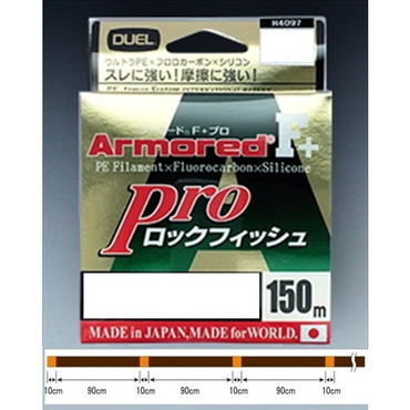 デュエル　アーマード　Ｆ＋　Ｐｒｏ　ロックフィッシュ　１５０Ｍ　１．５号