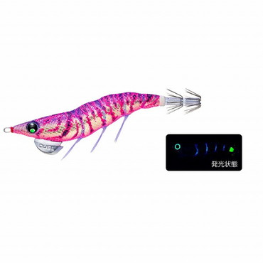 デュエル(DUEL) EZ-Q ダートマスター ラトル 3.5号 ブルー夜光ゴールドパープル