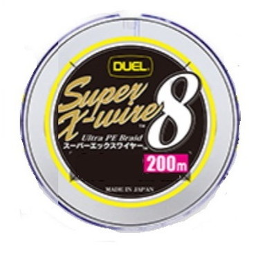 ＤＵＥＬ デュエル PEライン スーパーエックスワイヤー8 200m 0.8号