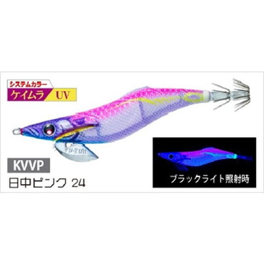 デュエル エギ アオリーQ フィンエース 3.5号 KVVP　日中ピンク２４