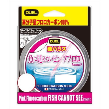 DUEL デュエル ハリス H4390-SP 魚に見えないピンクフロロ磯ハリス SP ステルスピンク 50m 1.75号