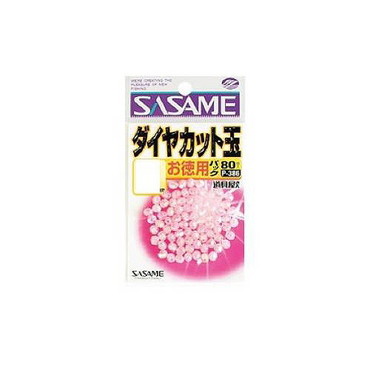 ササメ P-386 道具屋 徳用ダイヤカットピンク 8
