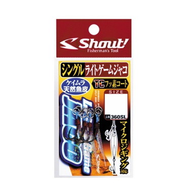 シャウト アシストフック 360SL シングルライトゲームジャコLL