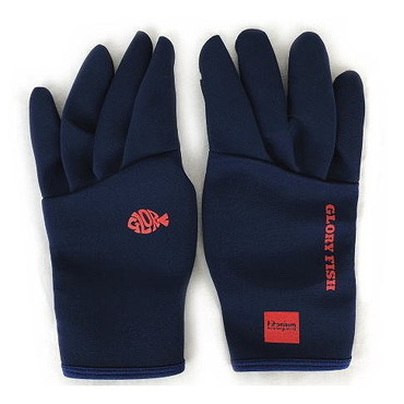 BG-001 チタニウムグローブNEO 3本カット L ネイビー
