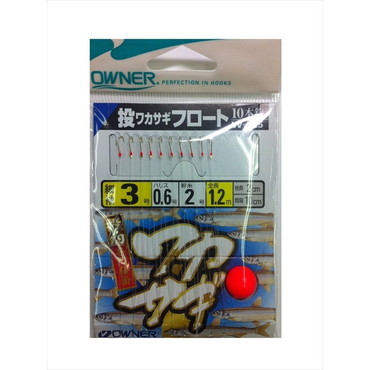 オーナー W-925 投ワカサギフロート10本鈎 3-0.6