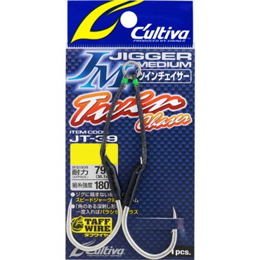 オーナー・カルティバ アシストフック JT39 ツインチェイサー 7/0号 12329