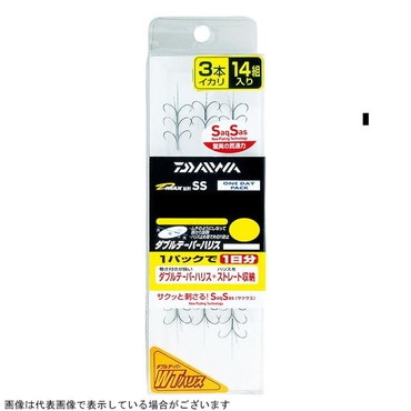 ダイワ DMAX鮎スペシャル ワンデイパック ダブルテーパーハリス 3本イカリ スピード 6.5号