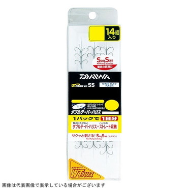 ダイワ DMAX鮎スペシャル ワンデイパック ダブルテーパーハリス 4本イカリ スピード 6.5号