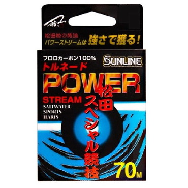 サンライン ハリス トルネード松田スペシャル競技 パワーストリーム ナチュラルクリア 70m 3号