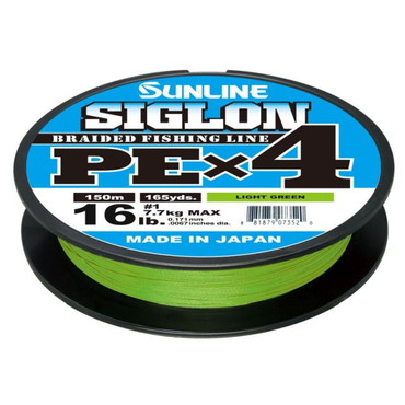サンライン　シグロン（SIGLON)　ＰＥ×４　１５０Ｍ（ＬＧ）　＃１号 ／１６ＬＢ　Ｊ