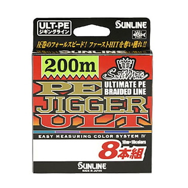 サンライン　ＰＥ　ジガー　ＵＬＴ　８本組　２００ｍ　１．７号