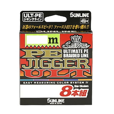 サンライン　ＰＥ　ジガー　ＵＬＴ　８本組　３００ｍ　１．５号
