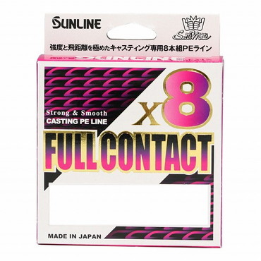 サンライン PEライン ソルティメイト フルコンタクト×8 5号 300m サクラピンク