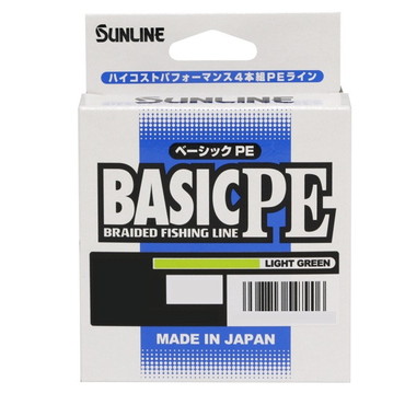 サンライン PEライン ベーシック PE 200m ライトグリーン 0.8号(12lb)