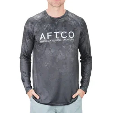 サンライン ウェア ロングTシャツ M61198 Charcoal AcidCamo S Charcoal AcidCamo S
