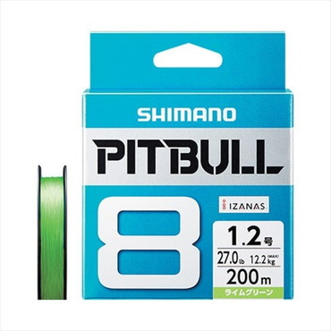 シマノ PL-M68R PITBULL(ピットブル)8 200m ライムグリーン 1.2号