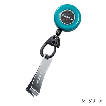シマノ ピンオンリールＲ ラインカッター付 ＰＩ－０１２Ｒ シーグリーン