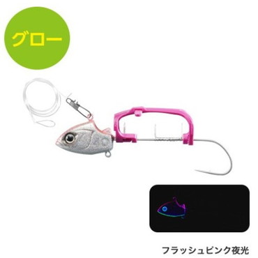 シマノ　PN-UQ1S サーベルマスター 船テンヤ ゲキハヤ 40号/M フラッシュピンク夜光