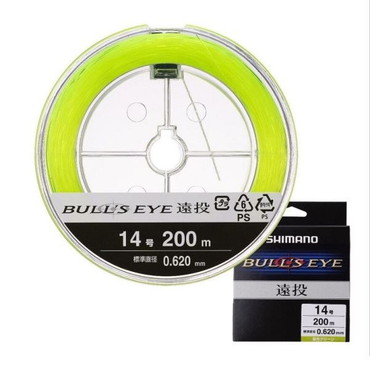 シマノ ライン ブルズアイ遠投 LA-C61V グリーン 14号 200m