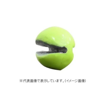 釣研 オモリ 遊動ガン玉 カラー イエロー 2号