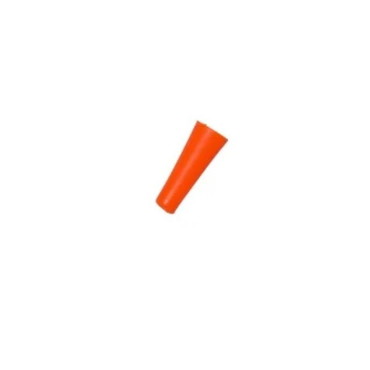 釣研 ウキ止め ふかせウキゴムロング オレンジ