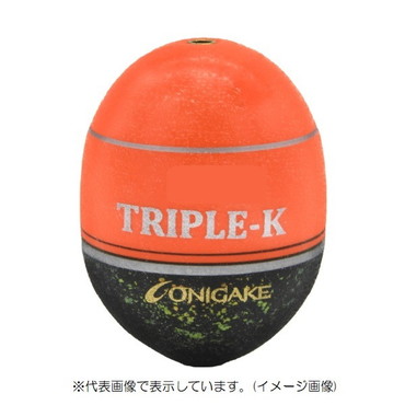 ハヤブサ ウキ 鬼掛ふかせウキTRIPLE-K B 16 オレンジ
