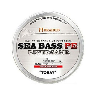 【特価】東レ　シーバスＰＥ　パワーゲーム　１５０ｍ　１５ＬＢ（0.8号）