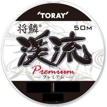 東レ　将鱗渓流　プレミアム　０．５号　ナイロン　５０ｍ　カラー：ナチュラル