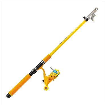 バレーヒル 投げ釣りセット ポケモンキッズロッドS･V 振リ出シ 180 イエロー