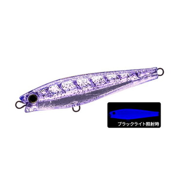 デュエル シーバスルアー ハードコア モンスターショット(S) 65mm 19.SKVS-ソリッドケイムラシルバー