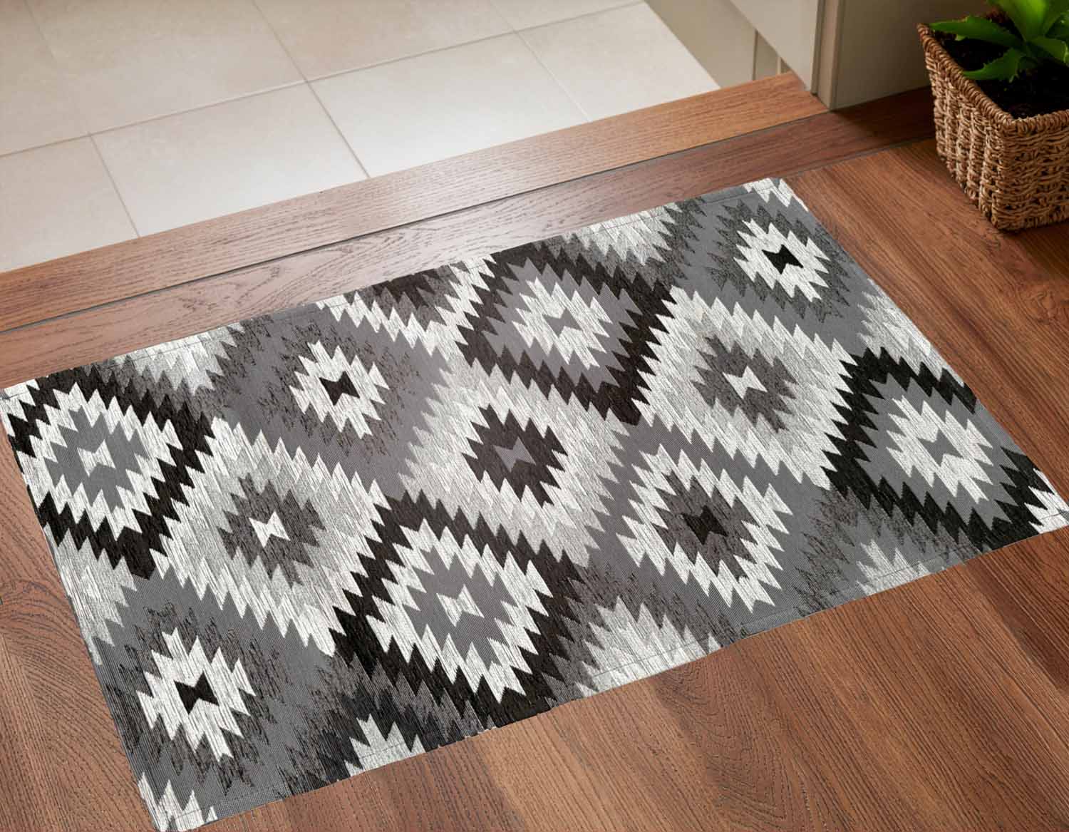 イタリア製マット AVANA 55×80cm (ブラック)