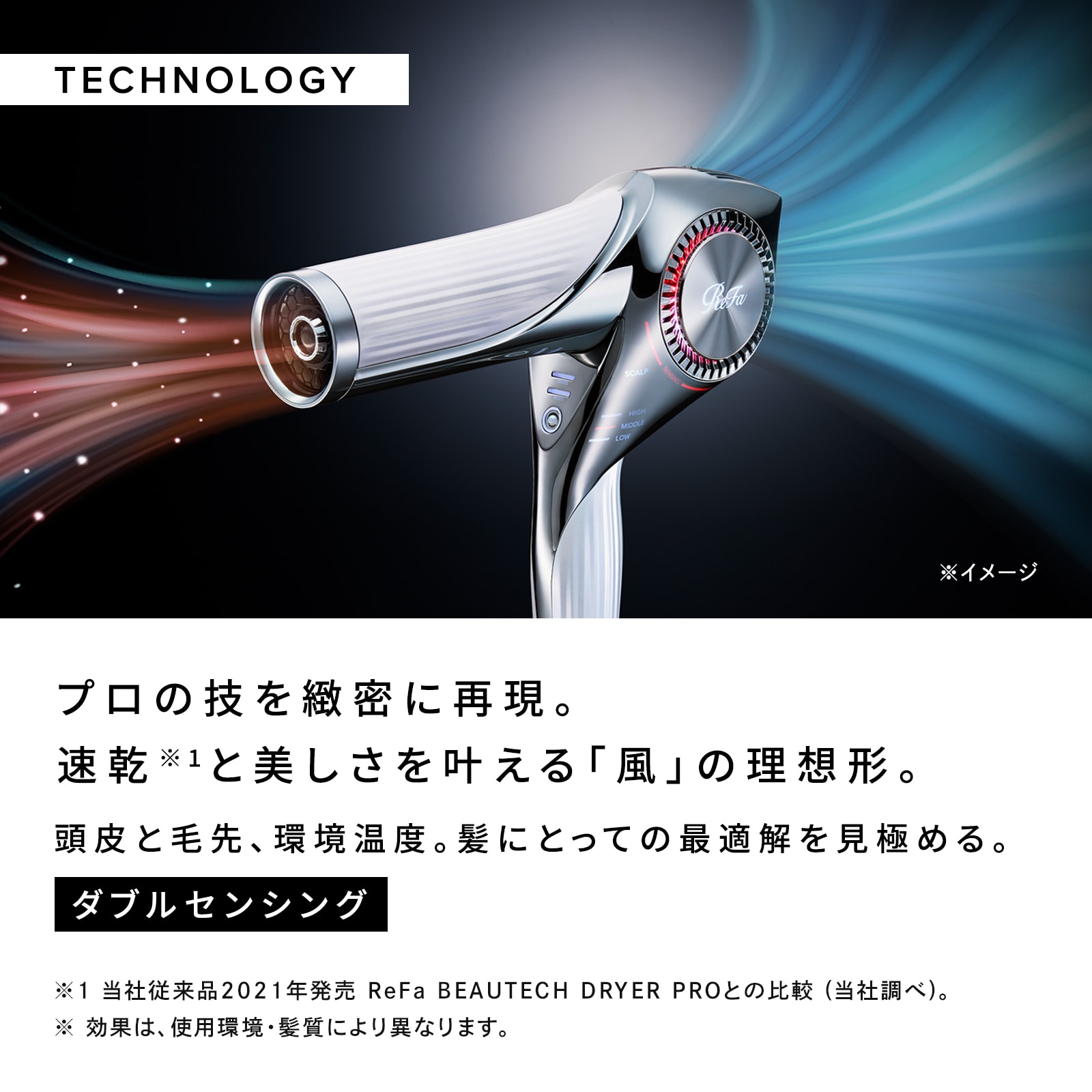 リファビューテック ドライヤー BX(ホワイト) ホワイト