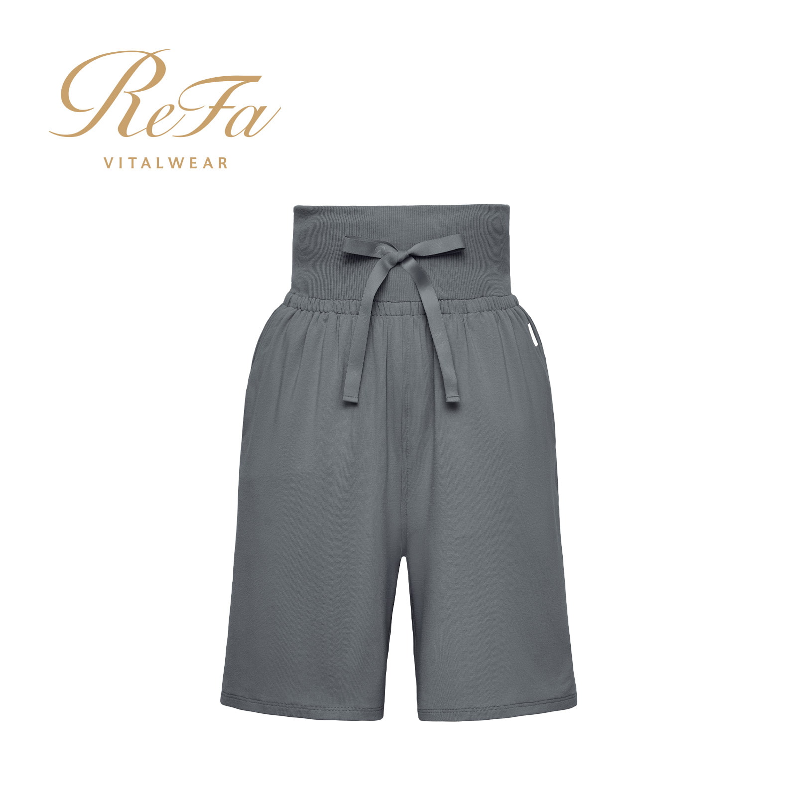 リファ バイタルテック ストレッチスムース ショートパンツ/WOMEN ダークグレー S
