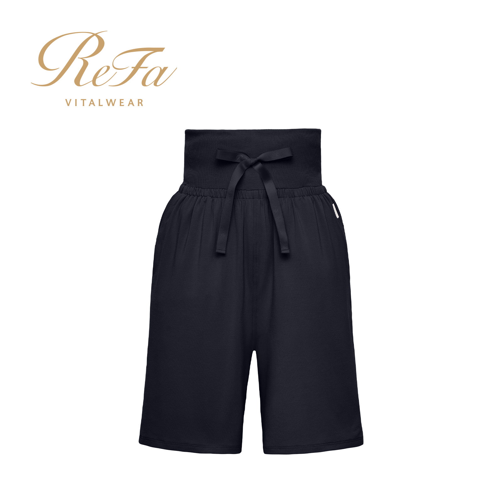 リファ バイタルテック ストレッチスムース ショートパンツ/WOMEN ネイビー S