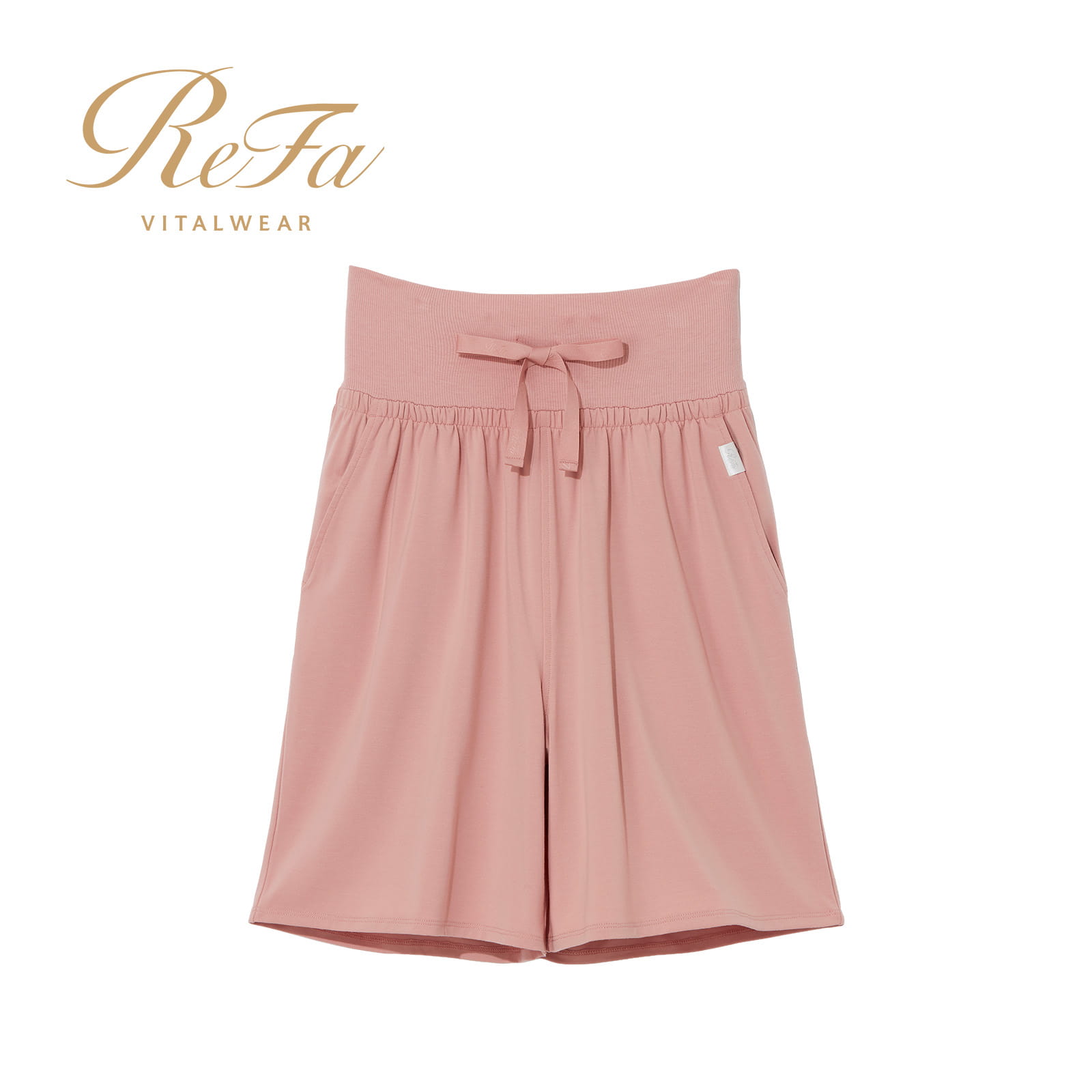 リファ バイタルテック ストレッチスムース ショートパンツ/WOMEN ピンク LL