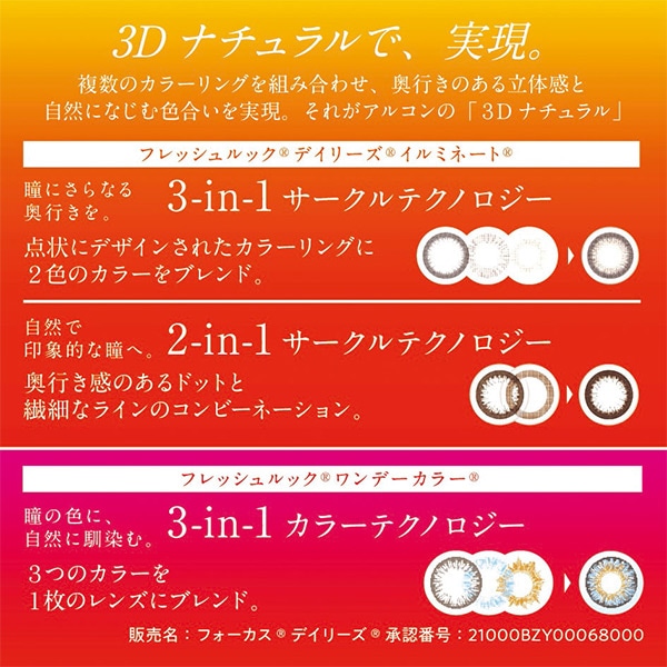 フレッシュルックワンデーカラー(10枚)1箱