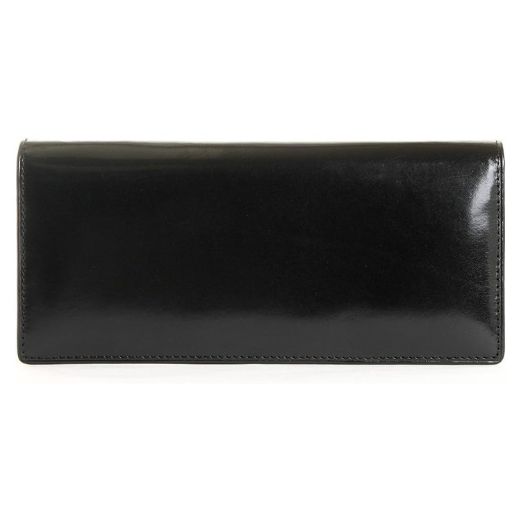 [Orice]オリーチェレザー長財布/長札財布（小銭入れあり）　ブラック [名入れ無料]