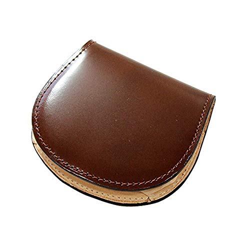 [FLYING HORSE]コードバン ホースシュー コインケース　ブラウン [名入れ無料]
