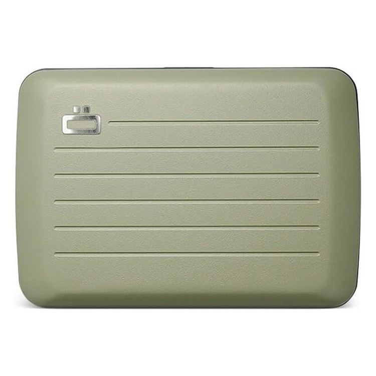 [OGON]フランス製アルミカードホルダー SMART CASE V2 グリーン [名入れ無料]