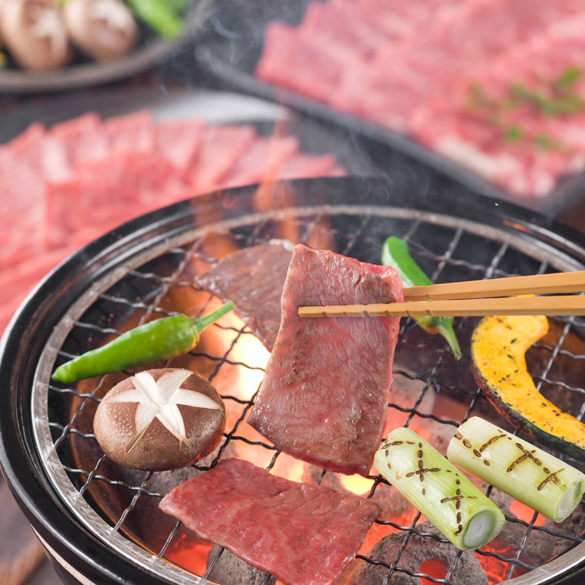 松坂牛 焼肉 希少部位セット 〔ミスジ・ウワミスジ・クリ各120g、牛脂×1〕