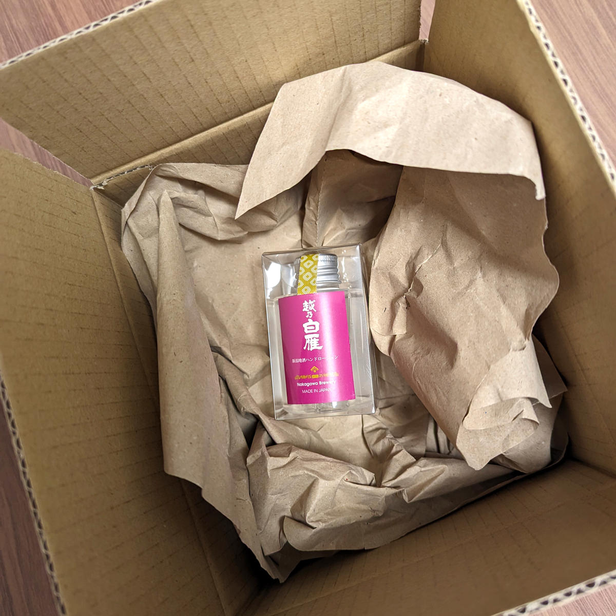 新潟地酒ハンドローション 越乃白雁 〔100ml〕