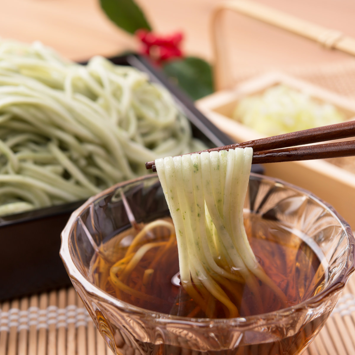 館林うどん 玉練5本詰合セット〔うどん150g×2・そば150g・茶そば150g・よもぎめん150g〕