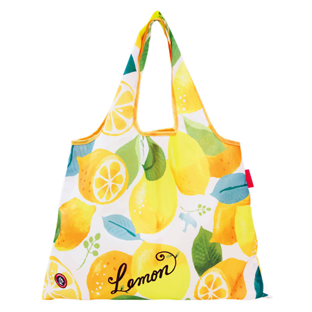 ショッピングバッグ Lemon 〔W53×H40cm、持ち手20cm〕